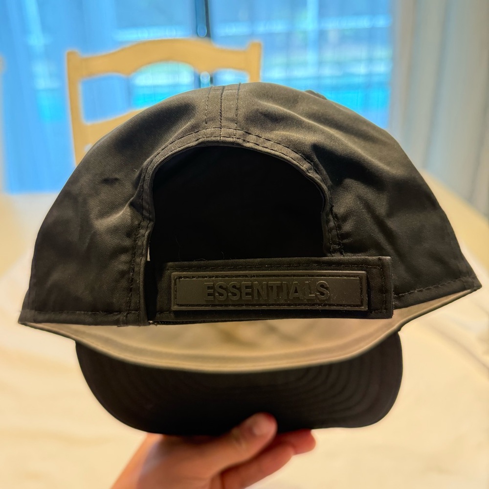 Fear Of God Essentials Retro Crown Black 9fifty Strapback In Black View 3